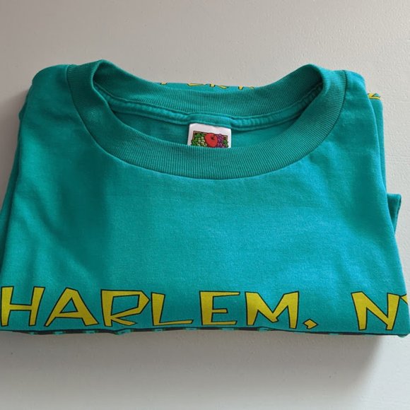 Harlem, NY teal green unisex t-shirt, XXXL - Picture 5 of 5